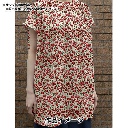 [來自數量5] 織物 "Liberty Liberty Print Flanders亞麻紫藤Trellis dc29103-j16a" 日本自由