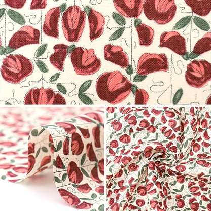 [來自數量5] 織物 "Liberty Liberty Print Flanders亞麻紫藤Trellis dc29103-j22a" 日本自由