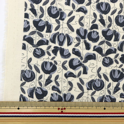 [來自數量5] 織物 "Liberty Liberty Print Flanders亞麻紫藤Trellis dc29103-j22b" 日本自由