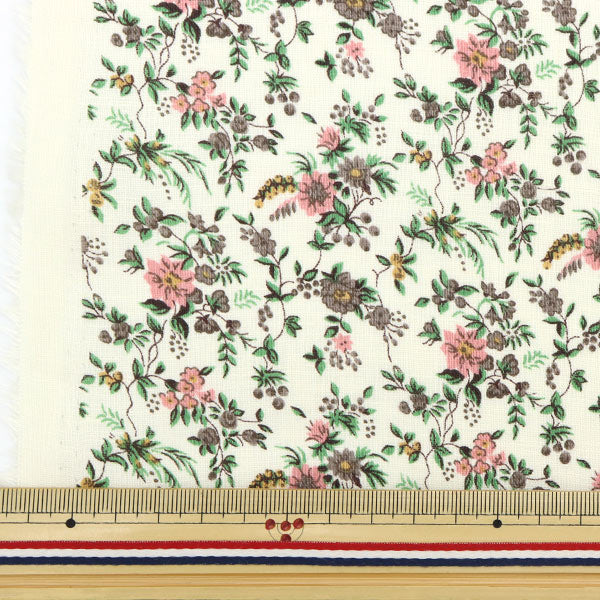 [來自數量5] 織物 "Liberty Liberty Print Flanders Linen Floribanda 3637073-A" 日本自由