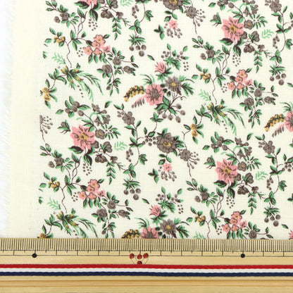 [來自數量5] 織物 "Liberty Liberty Print Flanders Linen Floribanda 3637073-A" 日本自由