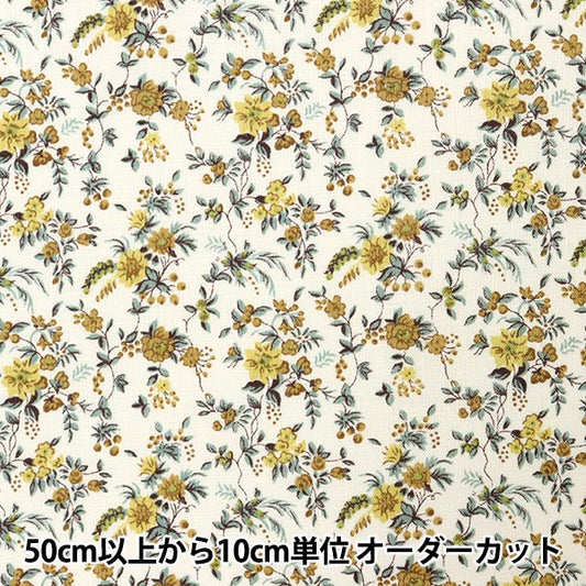 [來自數量5] 織物 "Liberty Liberty Print Flanders Linen Floribanda 3637073-X" 日本自由