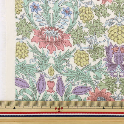 [來自數量5] 織物 "Liberty Liberty Print Flanders亞麻塞巴頓3639157-J22a" 日本自由