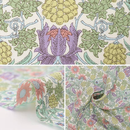 [來自數量5] 織物 "Liberty Liberty Print Flanders亞麻塞巴頓3639157-J22a" 日本自由