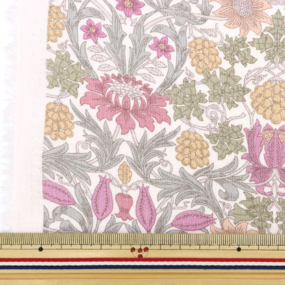 [來自數量5] 織物 "Liberty Liberty Print Flanders亞麻塞巴頓3639157-J22C" 日本自由