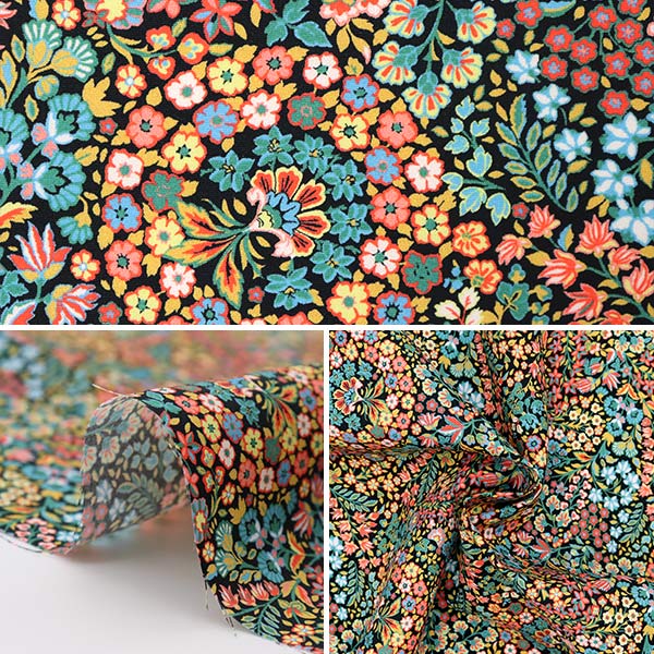 [來自數量5] 織物 "Liberty Liberty Print Nylons Run塔夫綢 小馬庫斯3638243-J22D" 日本自由