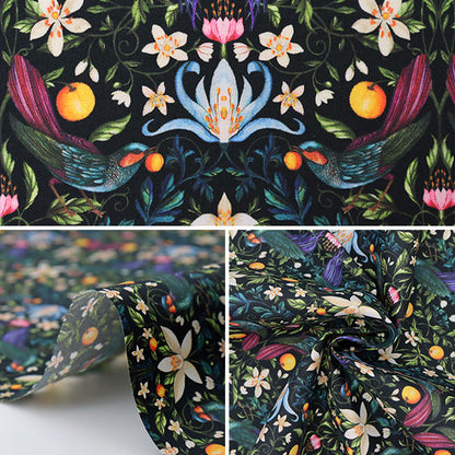 [De la cantidad 5] Tela "Liberty Liberty Print Nylons RunTafetán Fourvidun Fruit 36302100-20a" Libertad Japón