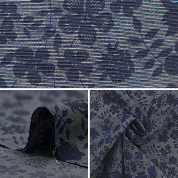 [來自數量5] 織物 "Liberty Liberty Print Colombo Shambray Edenam 3637071-J22C" 日本自由