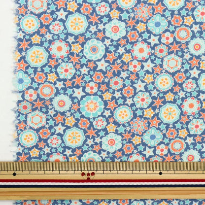 [From quantity 5] Fabric "Liberty Paradise Lands Mini Medalion 363J6438-C" Liberty Japan