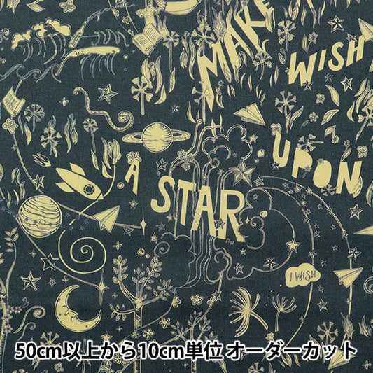 [From quantity 5] Fabric "Liberty Paradise Lands Star Wichish 363J6441-B" Liberty Japan