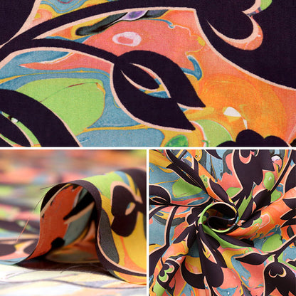 [來自數量5] 織物 "Liberty House Oblivati花卉大理石3632235-22AT" 日本自由