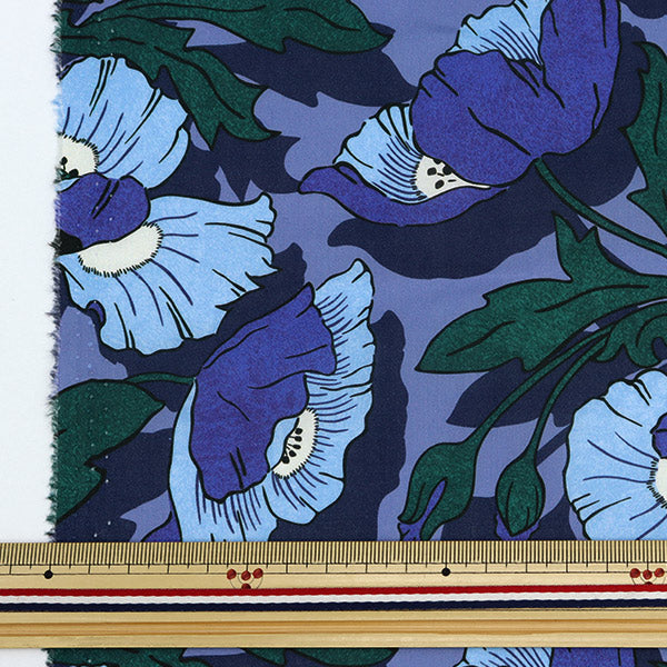 [Dalla quantità 5] Tessuto "Liberty House Oblivi Butterfield Poppy 3632201-22BT" Liberty Giappone