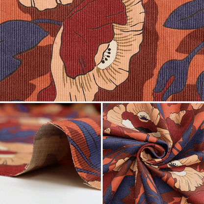 [De la quantité 5] Tissu "Liberté Velours côtelé Butterfield Garden DC32387-J22A" Liberté Japon