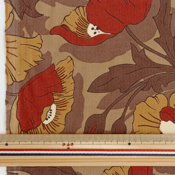 [De la quantité 5] Tissu "Liberté Velours côtelé Butterfield Garden DC32387-J22C" Liberté Japon