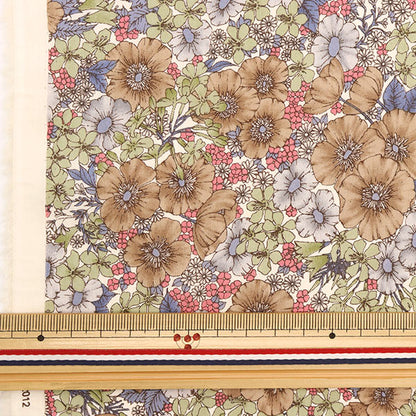 [Из количества 5] Ткань "Liberty Liberty Print Тана газон Gloria Flowers DC10480-ze" Свобода Япония