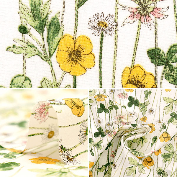 × [de la cantidad 5] Tela "Liberty Liberty Print Césped Tana Josephins Garden 3633181-Ae" Libertad Japón