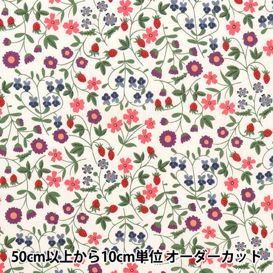 [來自數量5] 織物 "自由自由印刷 塔納草坪 小米拉貝爾3632003-ae" Liberty Japan