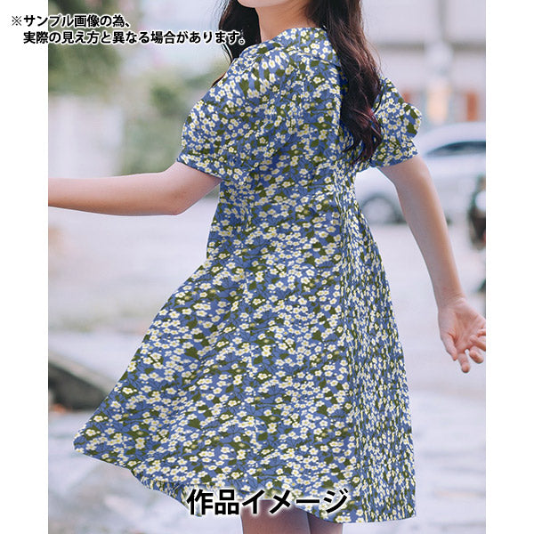 [来自数量5] 织物 "自由自由印刷 塔纳草坪 Mitzi 3638287-GE" Liberty Japan