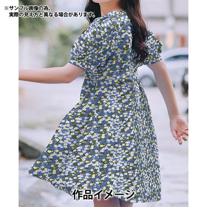 [来自数量5] 织物 "自由自由印刷 塔纳草坪 Mitzi 3638287-GE" Liberty Japan