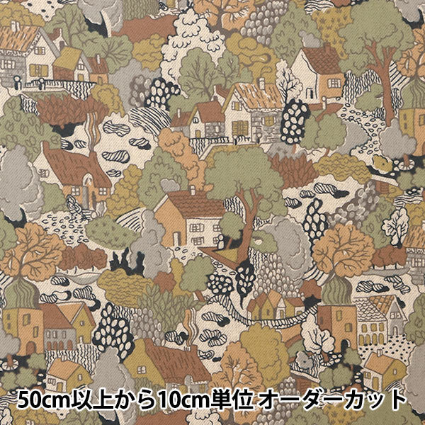 [來自數量5] 織物 "Liberty Liberty Print Air Cotto Apple Door 813331110-J22A" Liberty Japan