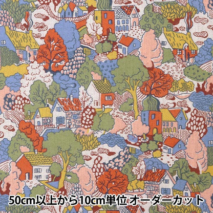 [來自數量5] 織物 "Liberty Liberty Print Air Cotto Apple Door 813331110-J22D" Liberty Japan