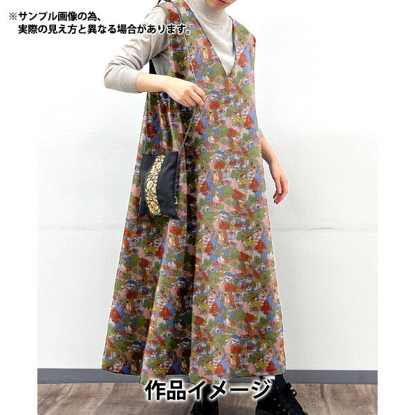 [來自數量5] 織物 "Liberty Liberty Print Air Cotto Apple Door 813331110-J22D" Liberty Japan