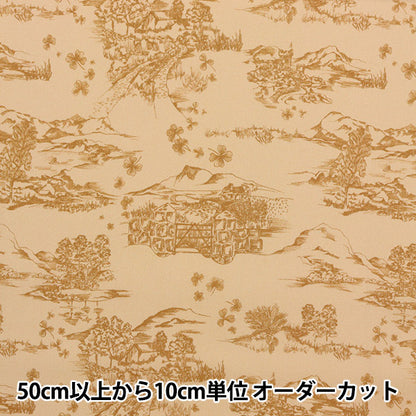 [Из количества 5] Ткань "Liberty Liberty Print Тана газон Siam Rock Scene 363J6805-C" Liberty Japan