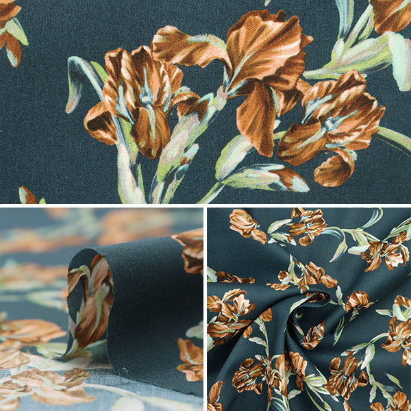 [Dalla quantità 5] Tessuto "Liberty Liberty Print tana de pelouse Iris francese 363J6806-A" Liberty Japan