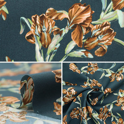 [Dalla quantità 5] Tessuto "Liberty Liberty Print tana de pelouse Iris francese 363J6806-A" Liberty Japan