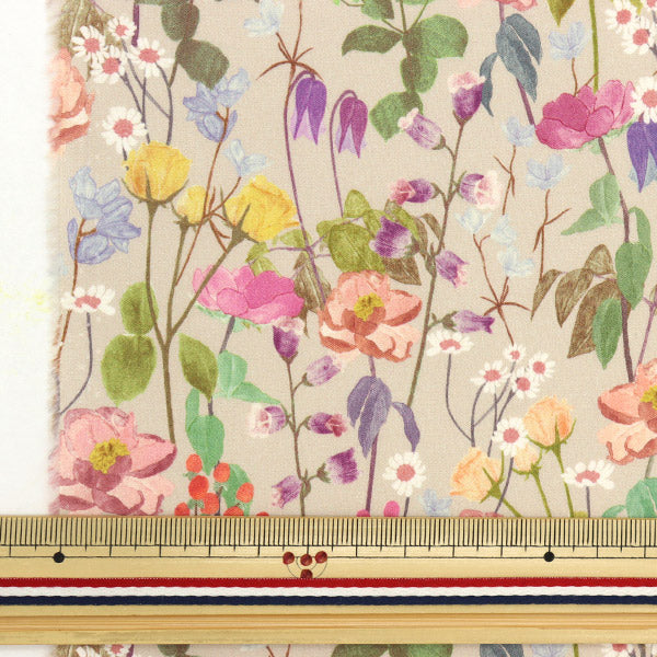 [De la quantité 5] Tissu "Liberty Liberty Print Pelouse Tana Faire la forêt de la queue de fée 363J6809-B" Liberty Japan
