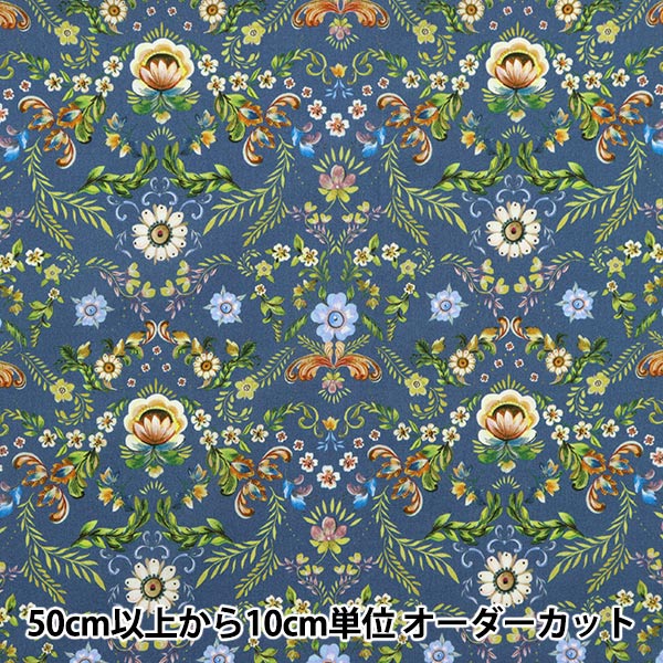 [Dalla quantità 5] Tessuto "Liberty Liberty Print tana de pelouse Roseming 363J6817-C" Liberty Japan