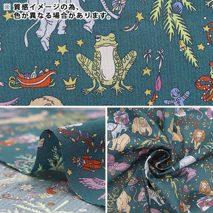 [Dalla quantità 5] Tessuto "Liberty Liberty Print tana de pelouse Liberty Christmas DC29895-J22D" Liberty Japan