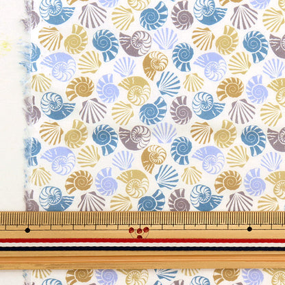 [De la cantidad 5] Tela "Liberty Liberty Print Césped Tana Shaels Sea Shells 3633111-23at" Liberty Japan