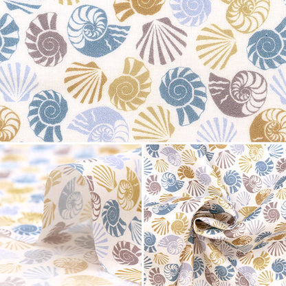 [De la cantidad 5] Tela "Liberty Liberty Print Césped Tana Shaels Sea Shells 3633111-23at" Liberty Japan