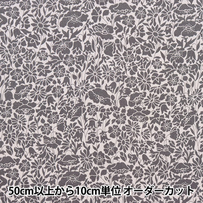 [來自數量5] 織物 "自由自由印刷 塔納草坪 罌粟天3633125-P23B" Liberty Japan