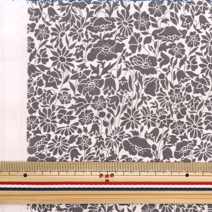 [來自數量5] 織物 "自由自由印刷 塔納草坪 罌粟天3633125-P23B" Liberty Japan