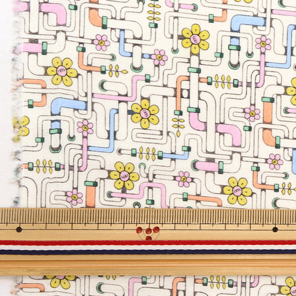 [De la cantidad 5] Tela "Liberty Liberty Print Césped Tana Pipe Dream 3633144-23at" Liberty Japan