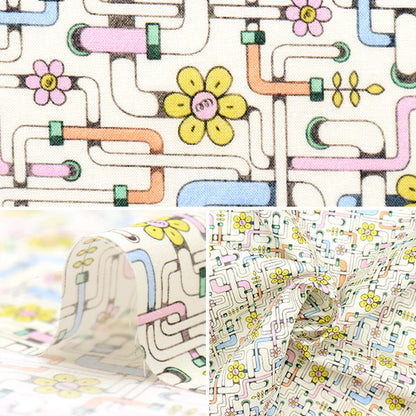 [De la cantidad 5] Tela "Liberty Liberty Print Césped Tana Pipe Dream 3633144-23at" Liberty Japan