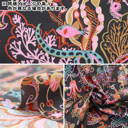 [De la quantité 5] Tissu "Liberty Liberty Print Pelouse Tana Ocean Deep 3633116-23CT" Liberty Japan