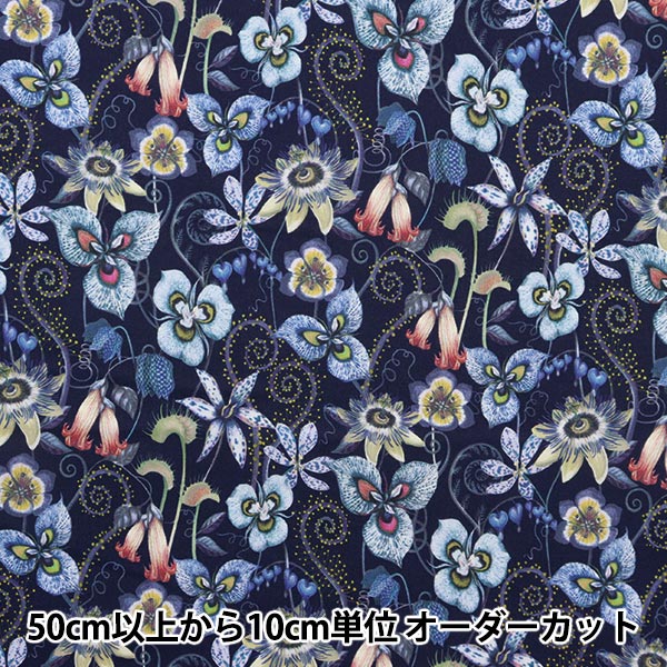 [Dalla quantità 5] Tessuto "Liberty Liberty Print tana de pelouse MELEANZA 3633117-23AT" Liberty Japan