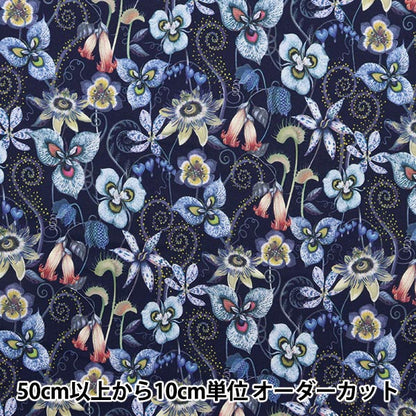 [Dalla quantità 5] Tessuto "Liberty Liberty Print tana de pelouse MELEANZA 3633117-23AT" Liberty Japan