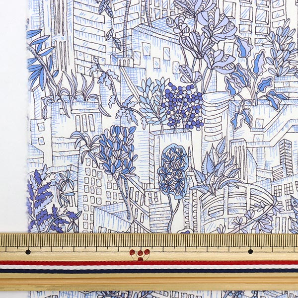 [Из количества 5] Ткань "Liberty Liberty Print Тана газон Заводская полиция 3633142-23bt" Liberty Japan