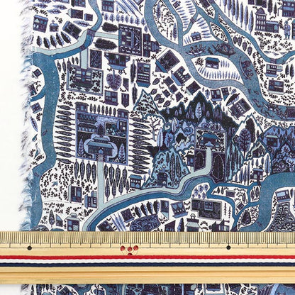 [De la cantidad 5] Tela "Liberty Liberty Print Césped Tana Mapa de patrones 3633192-23BT" Liberty Japan