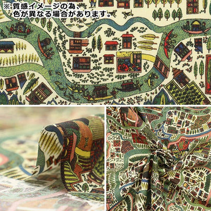 [De la cantidad 5] Tela "Liberty Liberty Print Césped Tana Mapa de patrones 3633192-23BT" Liberty Japan