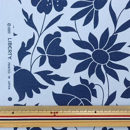 【数量5から】 生地 『LIBERTY リバティプリント 11号帆布 ポピードーン 2343102-J23B』 リバティジャパン