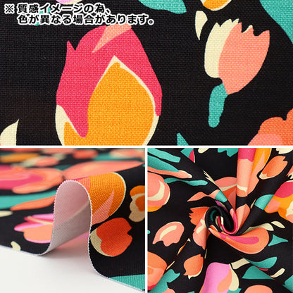 [Dalla quantità 5] Tessuto "Liberty Liberty Print n. 11 Canvas Tulip Bouquet 2583101-J23b" Liberty Giappone