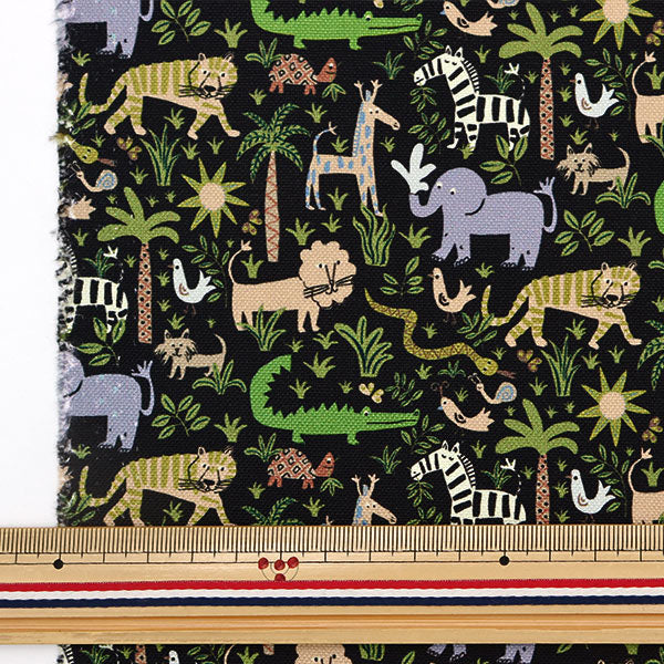 [From quantity 5] Fabric "Liberty Liberty Print No. 11 Canvas Louise Jungle 363J6440-A" Liberty Japan