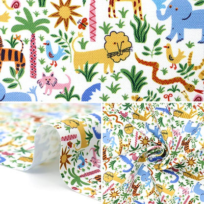 [Dalla quantità 5] Tessuto "Liberty Liberty Print n. 11 Canvas Louise Jungle 363J6440-J23A" Liberty Giappone