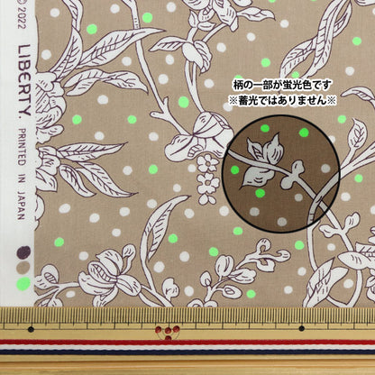 [Aus Menge 5] Stoff "Freiheit Neonfarbe Tana-Rasen Maloryeon DC32679-J23D" Liberty Japan