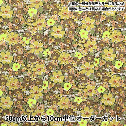 [From quantity 5] Fabric "Liberty neon color Tana lawn Archineion DC32680-J23B" Liberty Japan